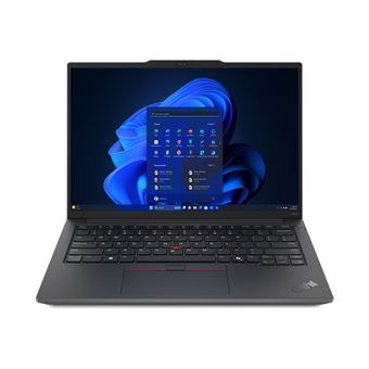 Lenovo ThinkPad E14 Gen 6 21M3 - Conception de charnière à 180 degrés - AMD Ryzen 7 - 7735HS / jusqu'à 4.75 GHz - Win 11 Pro - Radeon 680M - 32 Go RAM - 1 To SSD TCG Opal Encryption 2, NVMe - 14" IPS 1920 x 1200 - Gigabit Ethernet - Wi-Fi 6E, Bluetoot