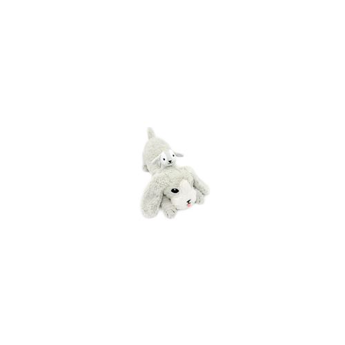 Non Communiqué Bleu Peluche Chien Toutou Maman Et Bebe Gris Ptipotos