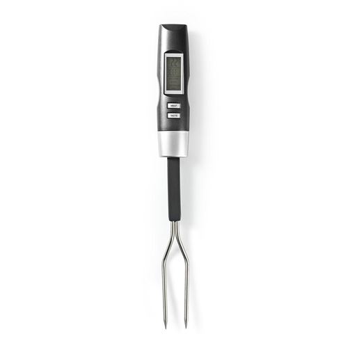 Thermomètre à Viande Réglage de la température Écran LCD 0 - 110 °C Argent / Noir