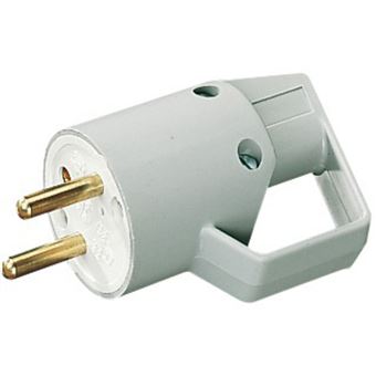 Fiche Mâle 2P+T 20A Avec Anneau De Traction – Marque PT, Neuve