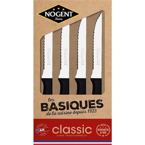 Nogent Coffret De 4 Couteaux À Steak 3 Etoiles 00081V - Image 3