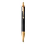 PARKER IM Premium Stylo bille, noir, recharge bleue pointe moyenne, Coffret cadeau