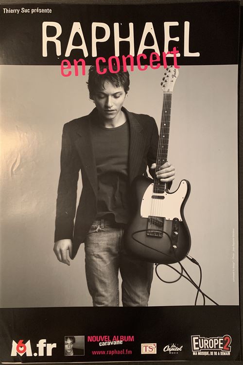 RAPHAEL - Caravane - En Concert - 80x120cm - Affiche