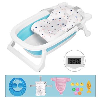 MonMobilierDesign Baignoire bébé avec réducteur intégré Jaune / sans option  - Baignoire bébé - à la Fnac