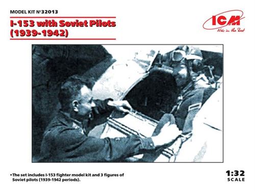 I-153 With Soviet Pilots (1939-1942) - 1:32e - Icm