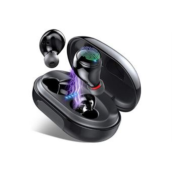 Ecouteur bluetooth chronus, écouteurs sans fil bluetooth 5. 0 ipx8 étanche(noir) - 1