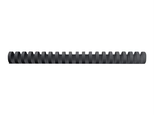 GBC CombBind - 28 mm - 21 anneaux - A4 (210 x 297 mm) - 240 feuilles - noir - peigne de reliure en plastique