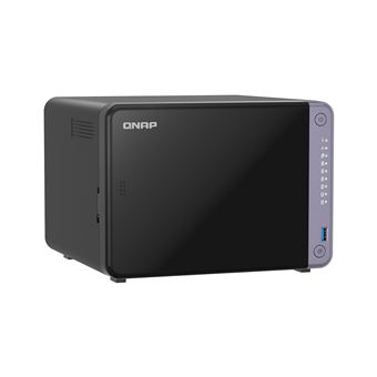 qnap ts-632x-4g 6-bay 3.5" desktop nas, al524 4c 2.0ghz, 4gb ddr4 ram - 1