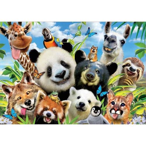 Educa - Puzzle - 1000 Llama Drama Selfie