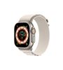 Apple Watch Ultra - 49 mm - titane - montre intelligente avec Boucle Alpine - textile - droit - taille du bracelet : L - 32 Go - Wi-Fi, LTE, UWB, Bluetooth - 4G - 61.3 g