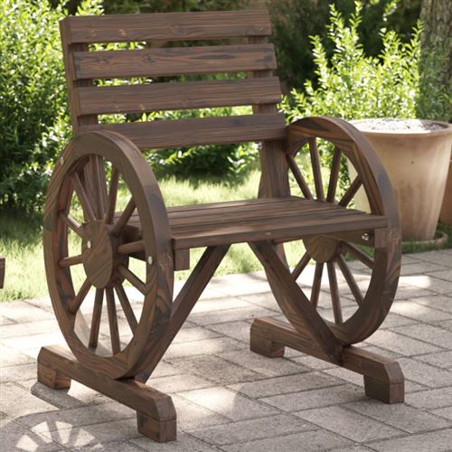 VIDAXL - Chaise de jardin - Bois de sapin - Image 2