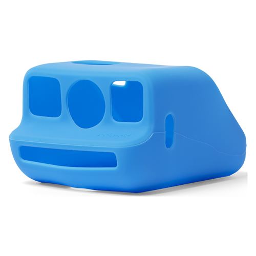 Coque pour Appareil Photo Instantané Go en Silicone Antichocs POLAROID Bleu