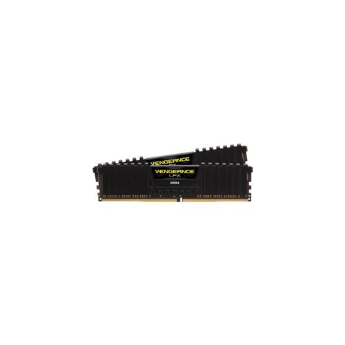 CORSAIR Vengeance LPX - DDR4 - kit - 16 Go: 2 x 8 Go - DIMM 288 broches - 3200 MHz / PC4-25600 - CL16 - 1.35 V - mémoire sans tampon - non ECC - noir