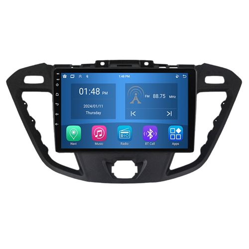 Autoradio RoverOne® Bluetooth CarPlay Android Auto Navigation 4Go RAM 64Go ROM pour Ford Tourneo Custom 1 I Transit 2012-2021