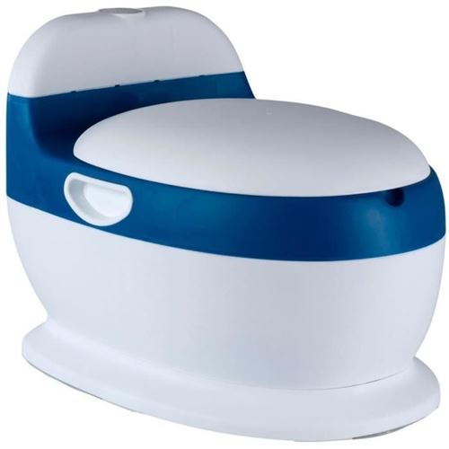 Mini Toilette - Thermobaby - Bleu - Confortable Avec Bruit De Chasse D'Eau