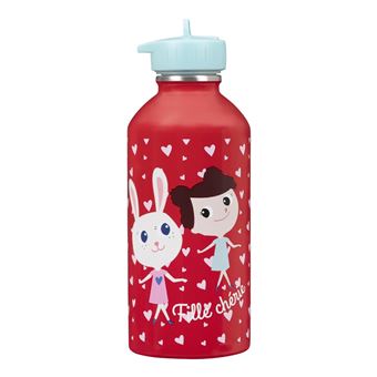 Gourde Inox Enfant - Fille Chérie - Draeger Paris