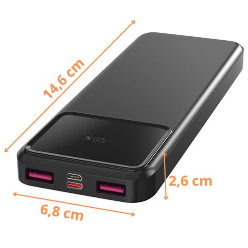 Batterie externe USB-C ultra-compacte 20000 mAh X Moov Noir - Fnac.ch - Batterie  externe