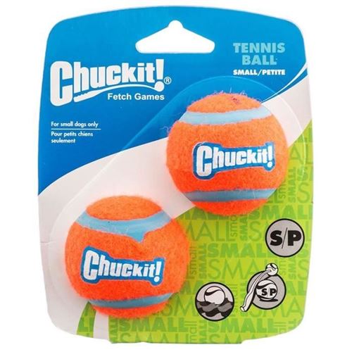 Comparer les prix de CHUCKIT! Balle de tennis 2-PK S Ø 5cm - Pour chien