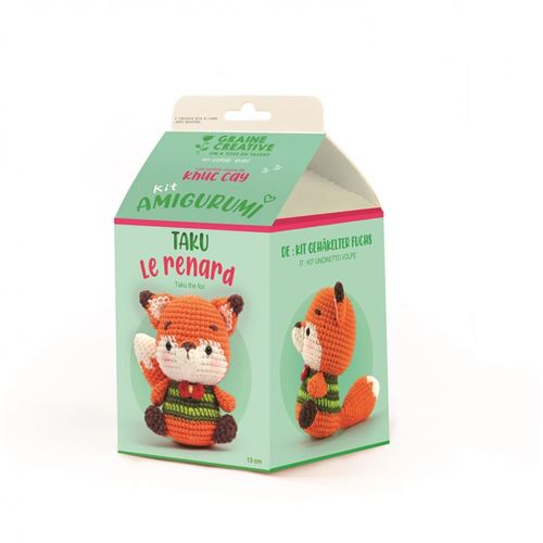 Graine Creative Kit Amigurumi 130 X 260 X 130 Mm Multicolore - vue 2