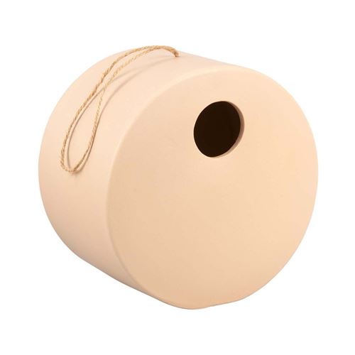 Meilleurs prix pour Pt' - Nichoir design rond en céramique sable
