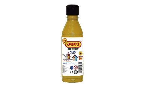 JOVIDECOR School - Peinture - peinture acrylique - jaune - 250 ml