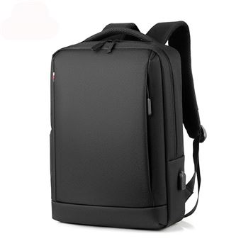 24€ sur Sac à dos imperméable homme ordinateur portable 15.6 pouces avec  chargement USB - Noir - Sacs à dos pour ordinateur portable - Achat & prix