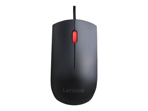 Lenovo - Souris Filaire - Optique - 3 Boutons - USB - Noir - Image 3