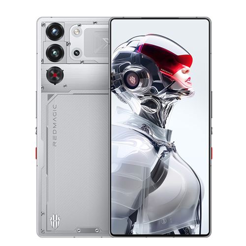 REDMAGIC 10S Pro 144 Hz Smartphone Gaming, Téléphone portable Android 5G,Snapdragon 8 Elite Leading Version, Écran AMOLED 1,5K de 6,85 pouces, FHD+, Caméra Nightfall 50 MP,16/512go,Moonlight