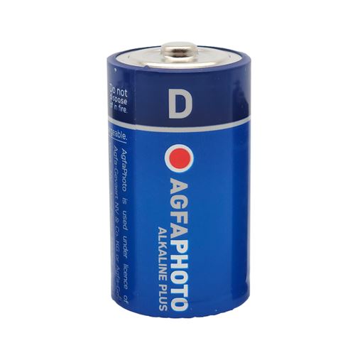 AgfaPhoto Piles Alcalines PLUS Mono D LR20 (1.5V, Lot de 12) - Longue Duree de Vie - Ideales pour Lampes, Radios, Jouets et Plus - Performance Fiable et Constante - Usage Domestique et Professionnel