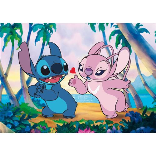 Non Communiqué Puzzle 1000 Pièces Premium Plus : Stitch & Angel
