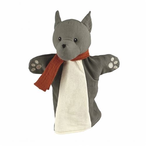 Non Communiqué Multicolore Marionnette Loup En Coton Egmont