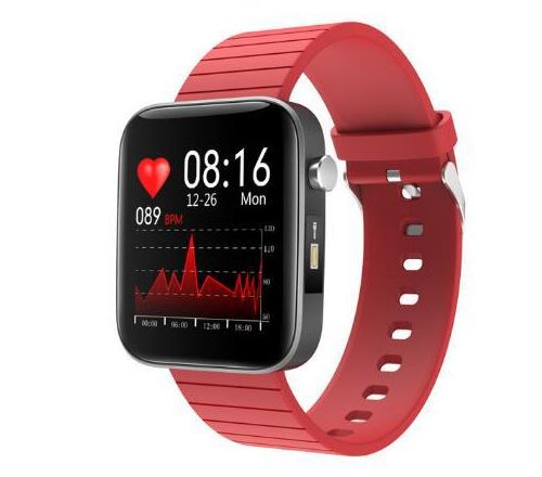 Montre connectée Chronus T68L Étanche Fitness Tracker-Rouge-Chronus