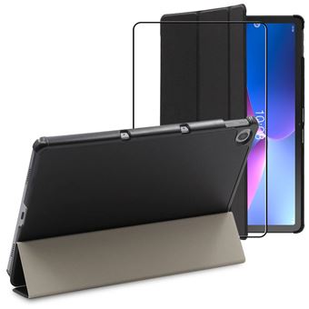 10% sur ebestStar Housse pour Lenovo Tab M10 Plus 10.6 (Gen 3) Smart Case  Support Auto-veille, Noir + Film VERRE Trempé - Housse Tablette - Achat &  prix