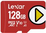 Carte mémoire Lexar Play micro SDXC UHS-I 128 Go Rouge