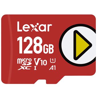 Carte mémoire Lexar Play micro SDXC UHS-I 128 Go Rouge