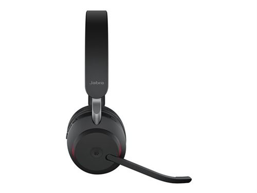 Jabra Evolve2 65 MS Stereo - Micro-casque - sur-oreille - Bluetooth - sans  fil - USB-C - isolation acoustique - noir - avec support de chargement -  Certifié pour Microsoft Teams - Ecouteurs - Achat & prix