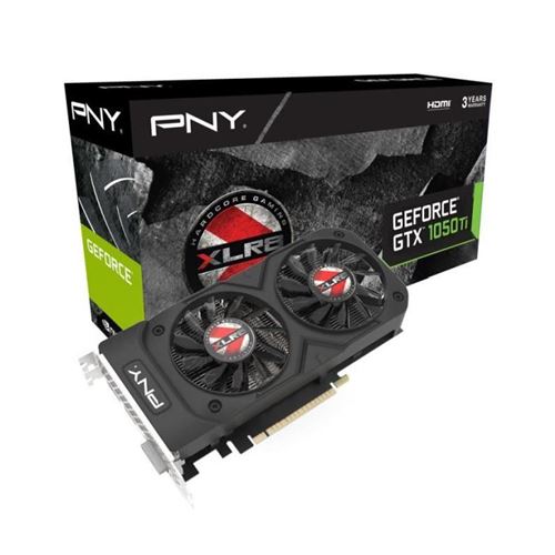 PNY Carte Graphique GEFORCE GTX 1050 Ti OC V2 4Go