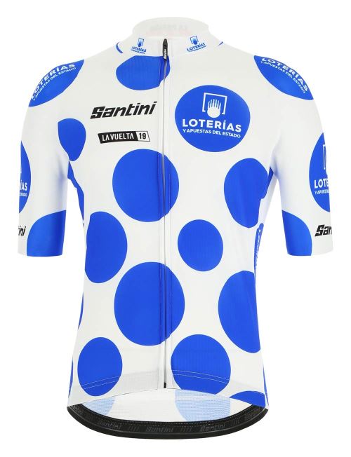 Santini La Vuelta 2019-King of The Mountain, T-Shirt Manches Courtes Homme