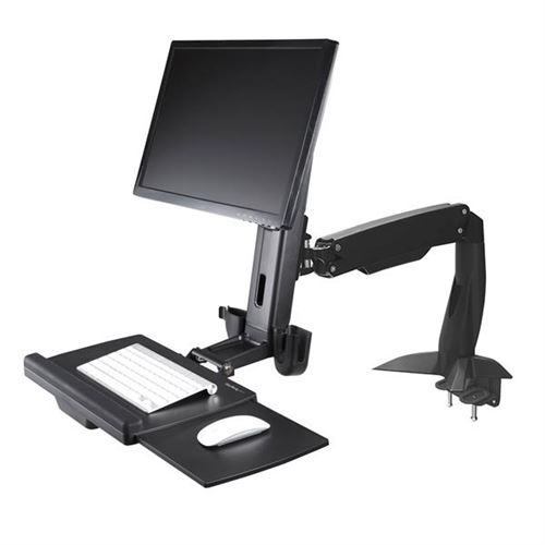 sit stand monitor mount