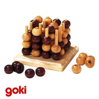 Tic Tac Toe Ou Puissance 4 En 3 D Casse-tête Jeu En Bois 7 Ans + - Autre jeu  de société - Achat \u0026 prix | fnac