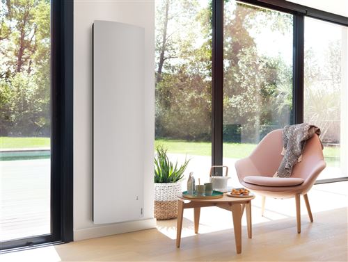 Radiateur Electrique Divali Connecte Vertical 1500w Blanc Carat Chauffage Achat Prix Fnac