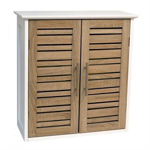Meuble Haut Salle De Bain Stockholm En Bois Chene Vieilli Achat