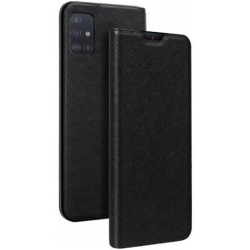 Étui pour Galaxy A71 Folio avec Porte-cartes et Support vidéo BigBen Connected Noir