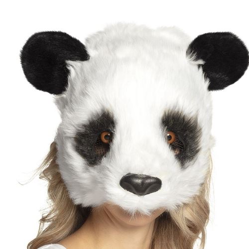 demi-masque panda - 56753
