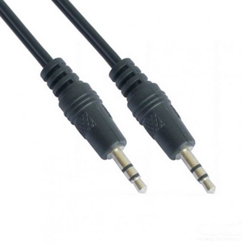 Nanocable Blanc Câble Audio Jack (3,5 Mm) 10.24.0103 (3 M) Noir