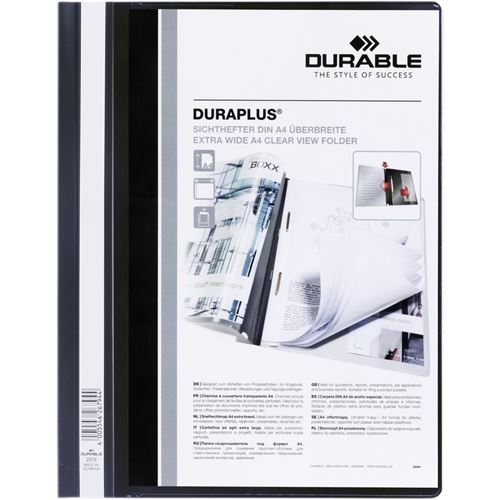 Durable DURAPLUS A4 Folder Black 257901