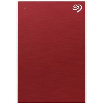 Seagate One Touch HDD STKC4000403 - Disque dur - 4 To - externe (portable) - USB 3.2 Gen 1 - rouge - avec 2 ans de Seagate Rescue Data Recovery - 1