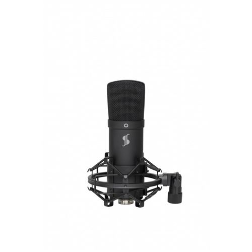 Stagg SUM45 SET - Pack microphone cardioïde USB (micro, stand, suspension, filtre anti-pop, câble USB)