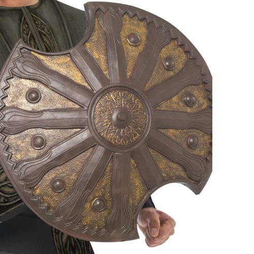 Accessoire de déguisement - bouclier plastique achille gladiateur 50cm bronze - 23992 Smiffys