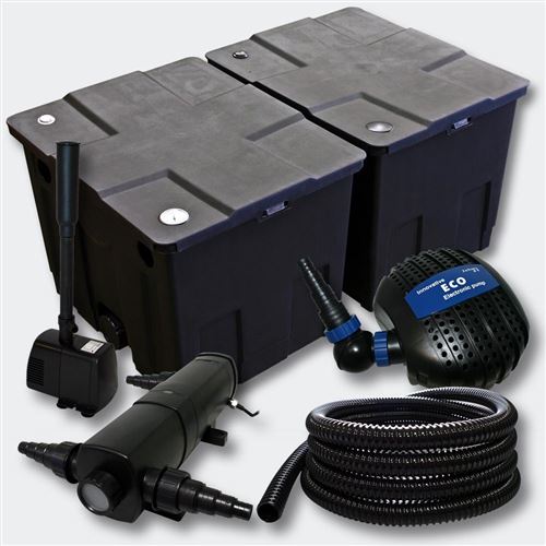 Meilleurs prix pour Kit de filtration de bassin 60000l Pompe éco UVC 36W Fontaine